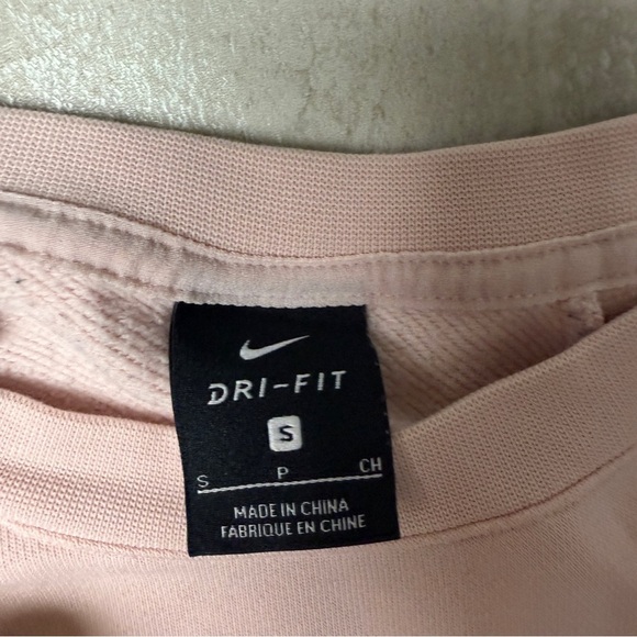Nike Pink Boxy Crop Sweatshirt - Picture 5 of 11